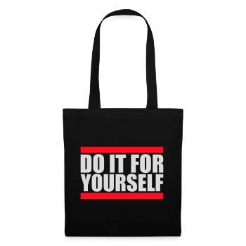 Do It For Yourself Inspirierend Selbstliebe Zitat - Stoffbeutel - Schwarz - Vorne