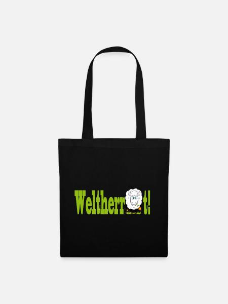 Weltherrschaft - Schaf - Stoffbeutel - Schwarz