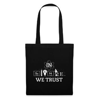 Dans Science We Trust - Sac en tissu - noir - Devant