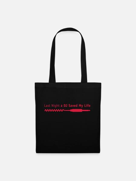 last_night_dj - Tote Bag - black