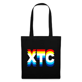 XTC, Ecstasy, Drogen - Stoffbeutel - Schwarz - Vorne