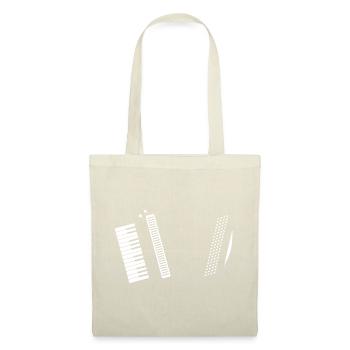 Accordéon - Silhouette, contour - Sac en tissu - nature - Devant
