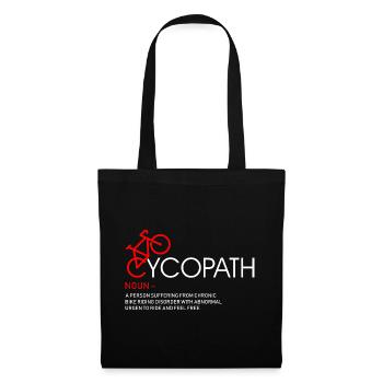Cyclopath Bike Art Graphic - Tote Bag - black - Front