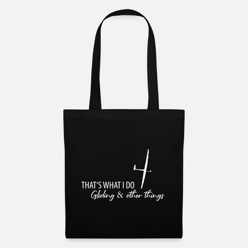 Glider Gliding Gliding Glider - Tote Bag - black