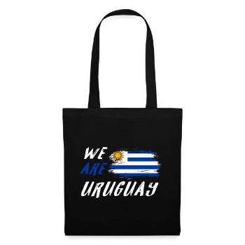 Wir sind Uruguay - Stoffbeutel - Schwarz - Vorne