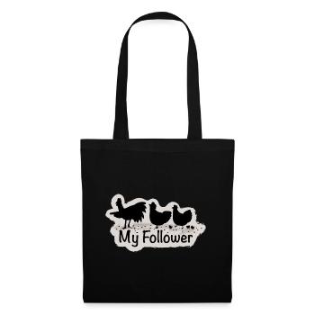 My Follower - Stoffbeutel - Schwarz - Vorne