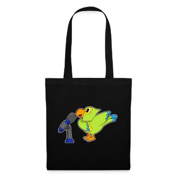 Parrot Singer Microphone Singing - Tote Bag - black - Front
