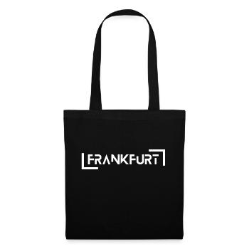 Frankfurt - Stoffbeutel - Schwarz - Vorne
