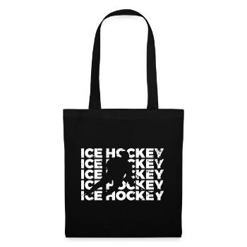 Eishockey - Stoffbeutel - Schwarz - Vorne