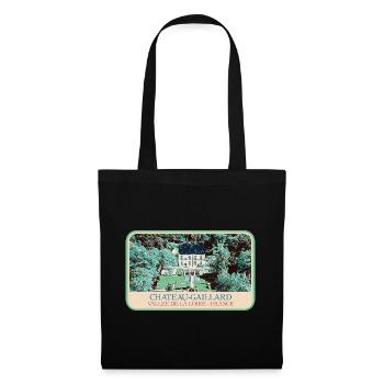 Illustration Château-Gaillard, Loire Valley - Tote Bag - black - Front