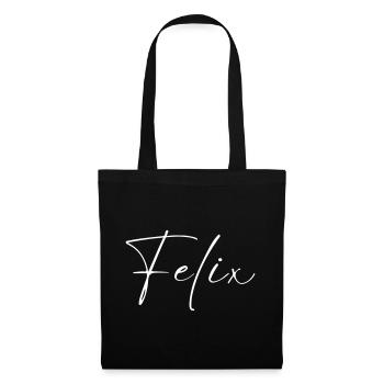 Felix Name T-Shirt Gift for Men - Tote Bag - black - Front