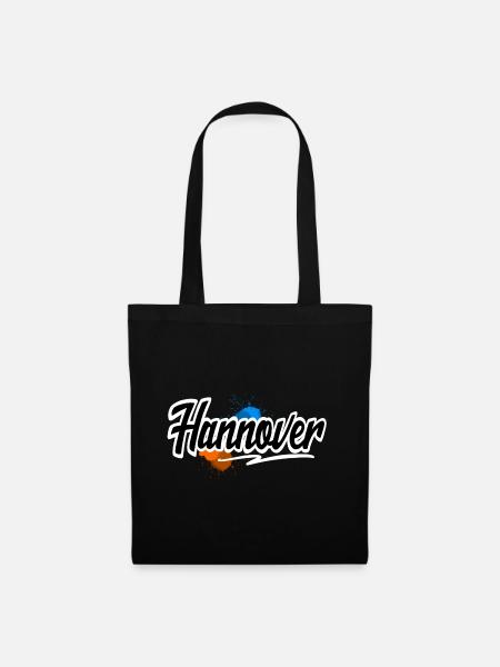 Hannover - Stoffbeutel - Schwarz