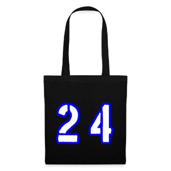 24 Number Symbol - Tote Bag - black - Front