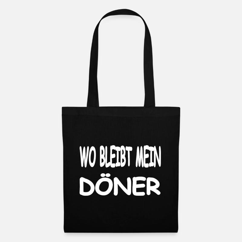 Döner - Stoffbeutel - Schwarz