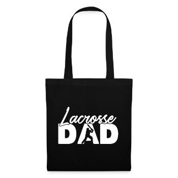 Evolution of Lacrosse Player Funny Lax Sports - Tote Bag - black - Front