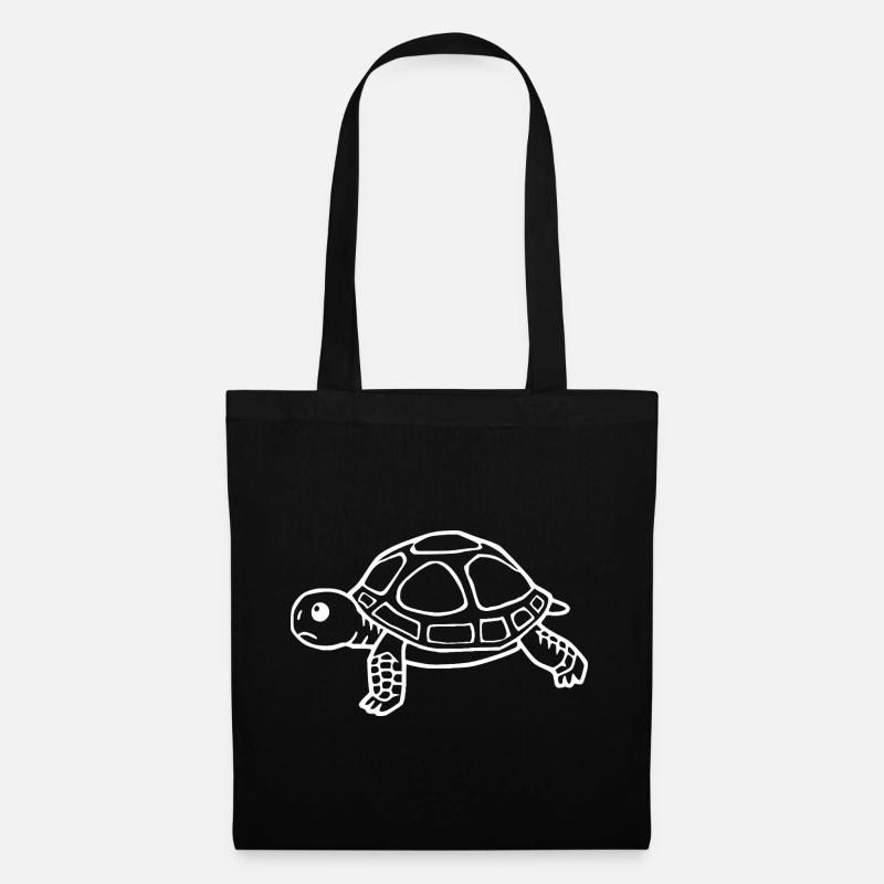 Schildkröten Schildkröten - Stoffbeutel - Schwarz