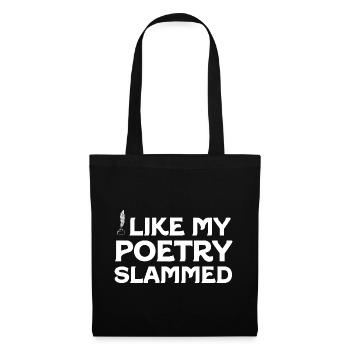 Bold Quill Poetry Slam Graphic Tee - Tote Bag - black - Front