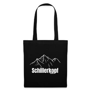 Schillerkopf - Stoffbeutel - Schwarz - Vorne