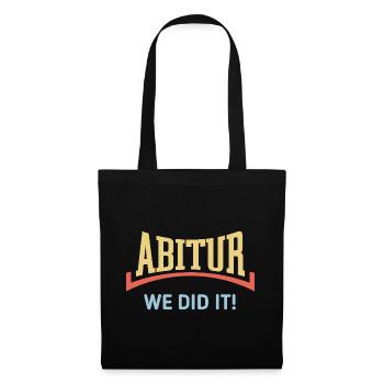 Abitur – On l’a fait ! (Konkav / 3C de la classe de fin d’études) - Sac en tissu - noir - Devant