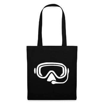 Lunettes de plongée cadeau pour plongeurs - Sac en tissu - noir - Devant