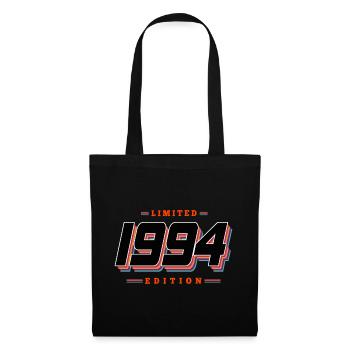32. Geburtstag Limited Edition Jahrgang 1994 - Stoffbeutel - Schwarz - Vorne