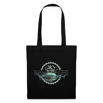 sharisland-sharkshirt - Sac en tissu - noir - Devant