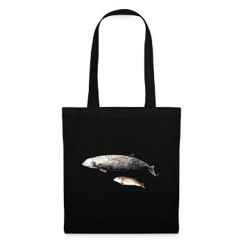Cuvier's beaked whale - Ziphius cavirostris Beaked whale - Tote Bag - black - Front