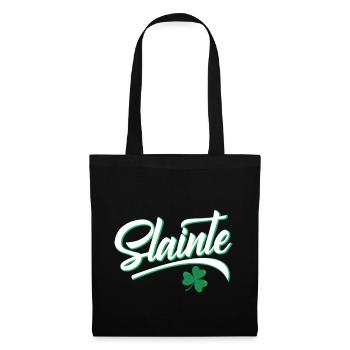 Slainte st Patrick's day - Tote Bag - black - Front