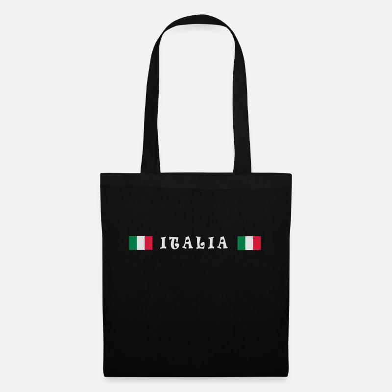 Italia - Stoffbeutel - Schwarz