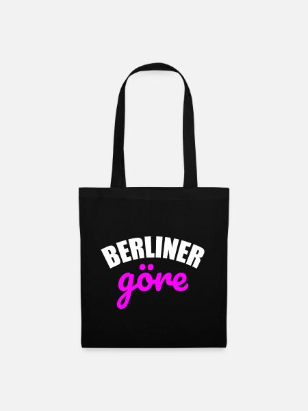 Berliner Goere - Stoffbeutel - Schwarz