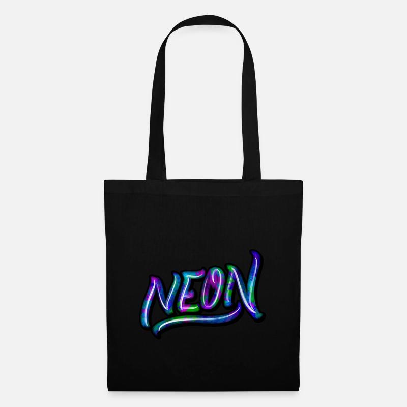 neon - Tote Bag - black