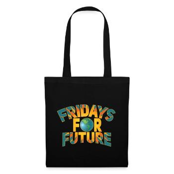 Fridays For Future Text - Tote Bag - black - Front