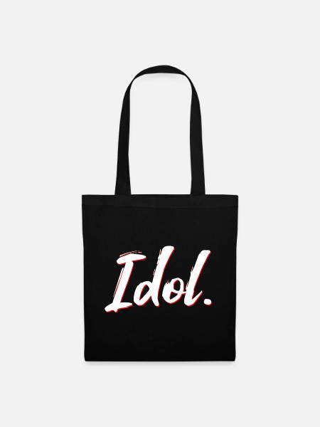 Idol neu - Stoffbeutel - Schwarz