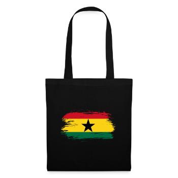 Ghana flag - Tote Bag - black - Front