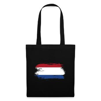 Pays-Bas Pavillon - Sac en tissu - noir - Devant