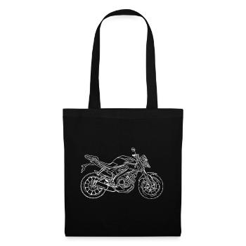 Super moto MT 125 - Sac en tissu - noir - Devant