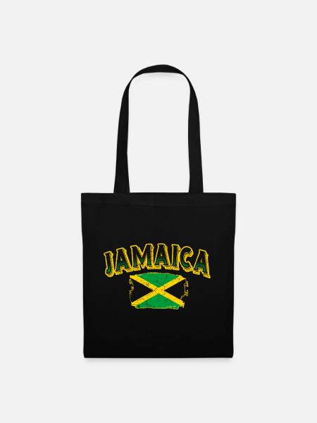 Jamaika - Stoffbeutel - Schwarz