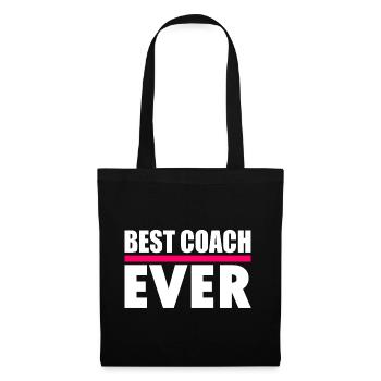 Best coach ever - Sac en tissu - noir - Devant