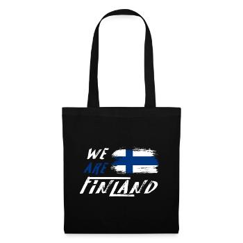 Wir sind Finnland - Stoffbeutel - Schwarz - Vorne