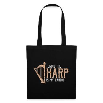 Conceptions de joueurs de harpe pour les conceptions de joueurs de harpe - Sac en tissu - noir - Devant