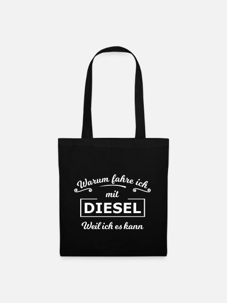Die Autofahrer - Stoffbeutel - Schwarz