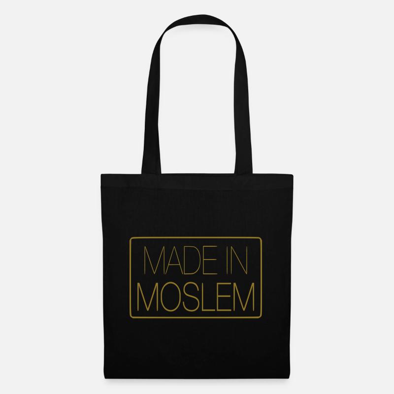 Made in Moslem - Stoffbeutel - Schwarz