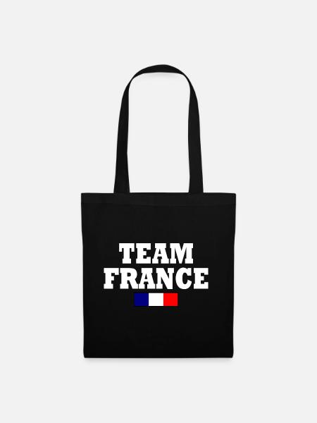 Team france - Stoffbeutel - Schwarz