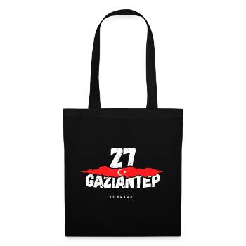 27 Gaziantep Turkey Türkiye - Tote Bag - black - Front