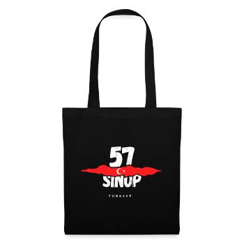 57 Sinop Turkey Türkiye - Tote Bag - black - Front