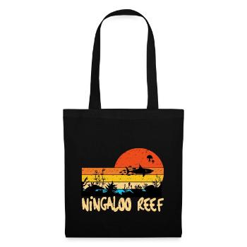 Récif de Ningaloo - Sac en tissu - noir - Devant
