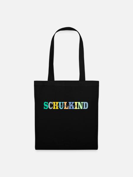 Schulkind mit Maximilian - Stoffbeutel - Schwarz