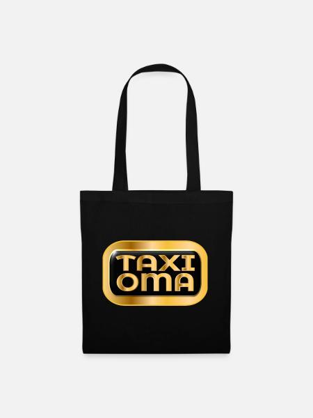 TAXI OMI TAXIFAHRERIN OMA - Stoffbeutel - Schwarz