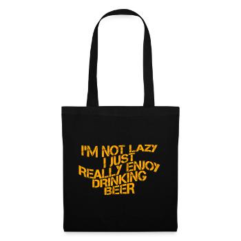 I Really Enjoy Drinking Beer 3 - Tote Bag - black - Front