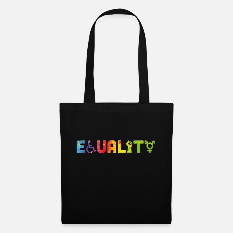Égalité - Sac en tissu - noir